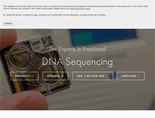 Tablet Screenshot of floragenex.com